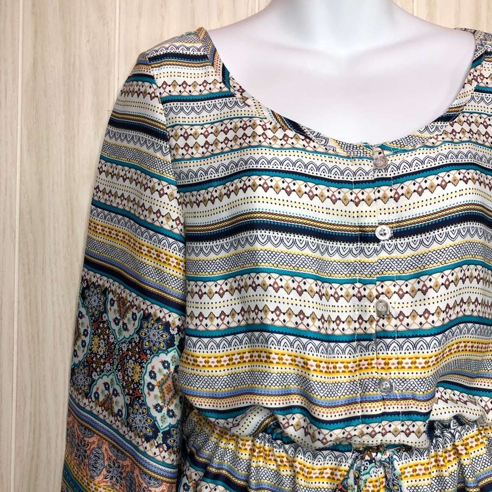 Mittoshop Long Sleeve Print Romper - Picture 2 of 7